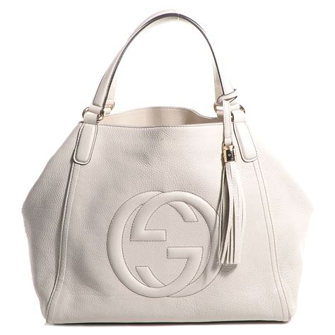 white leather gucci